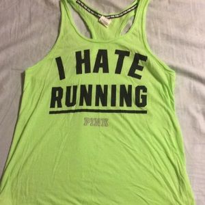 Pink Victoria’s Secret Razorback tank top Sz S